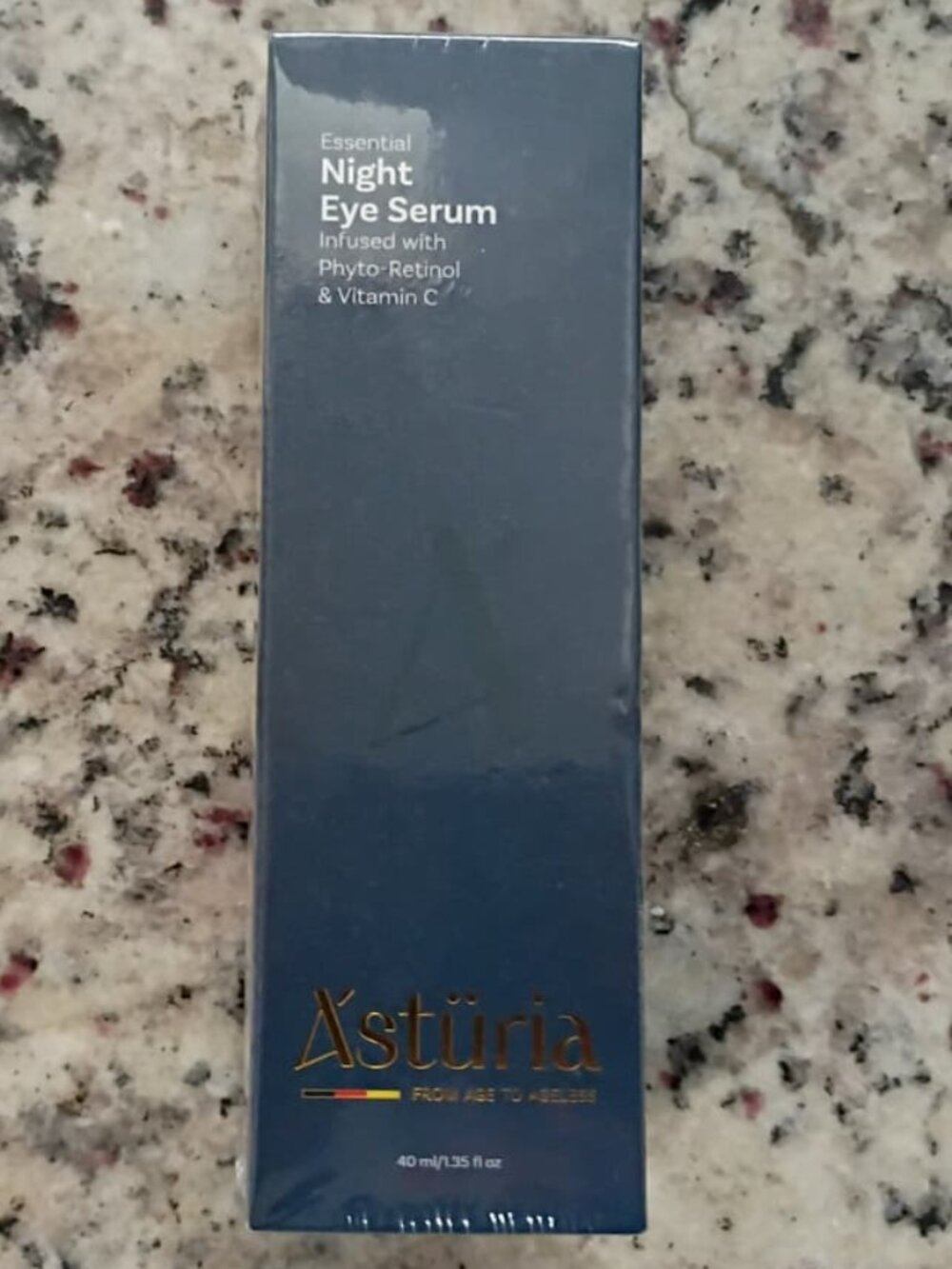 Asturia Essential Night Eye Serum-Phyto-Retinol & Vitamin C-1.35 oz/40 ml-NEW